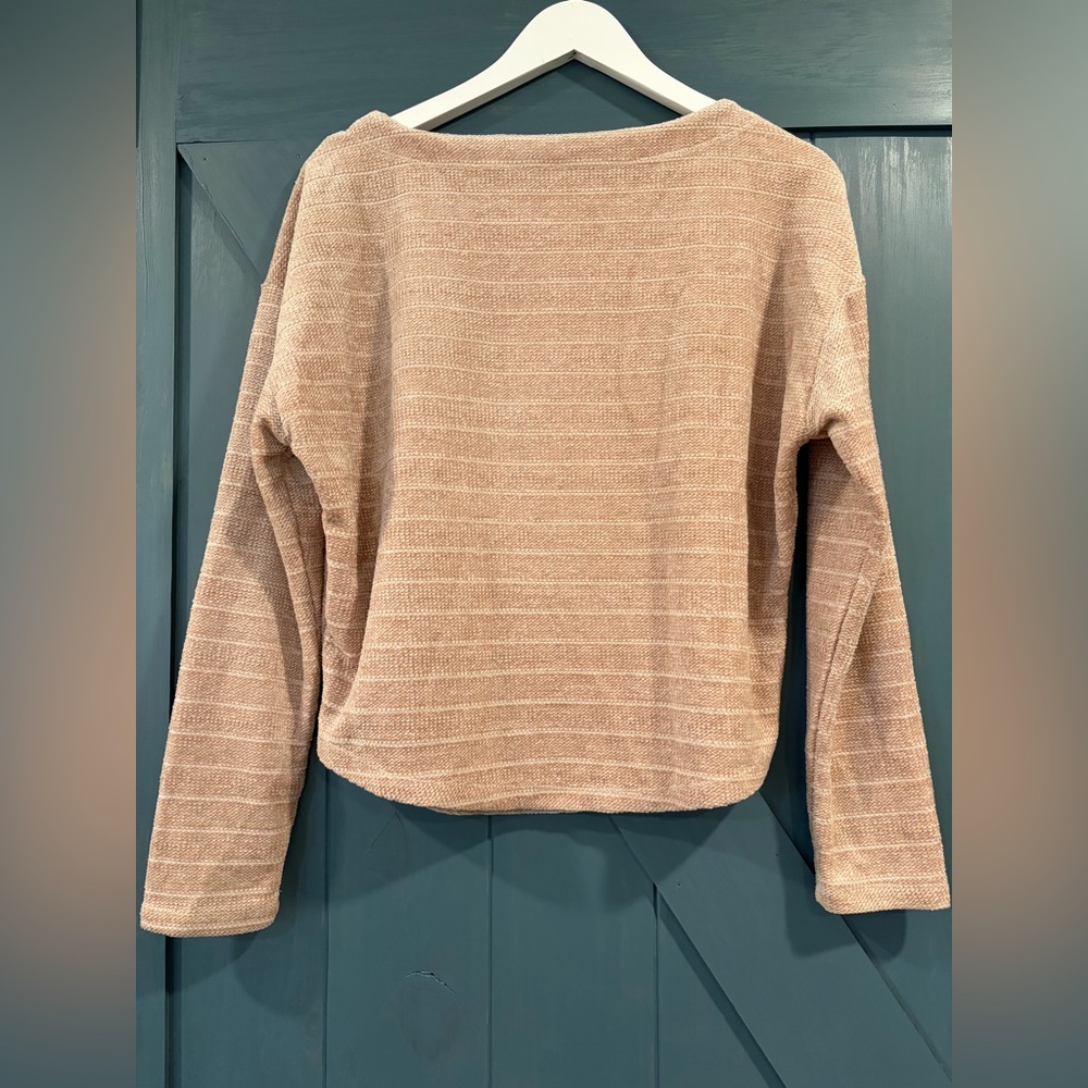 Anthropologie‎ chenille striped pullover sweater size small - Picture 3 of 6